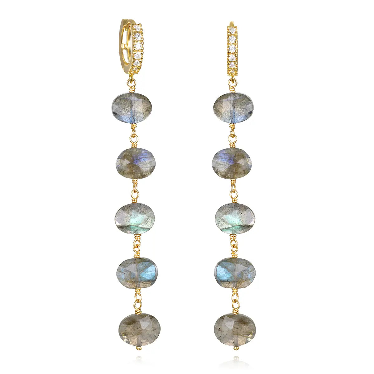 Long Huggies-Labradorite gemstone