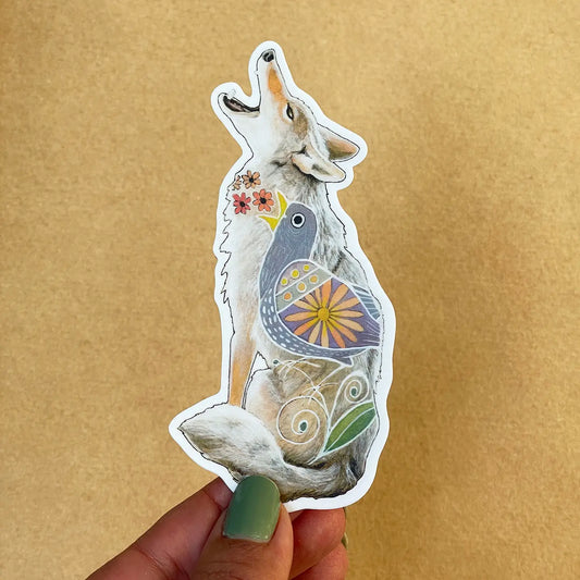 Coyote Vinyl Sticker