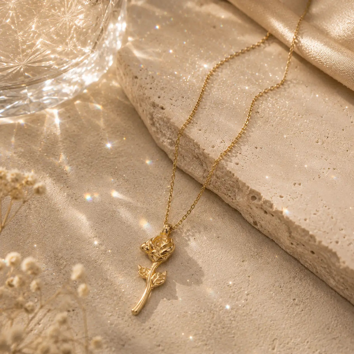 Sadie's Rose Necklace