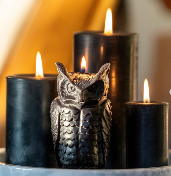 Beeswax Wise Owl Candle