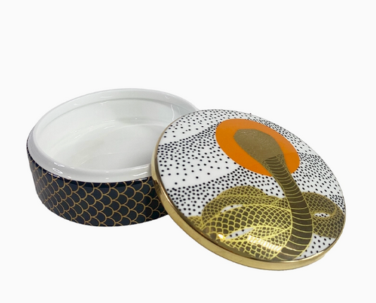 Printed Ceramic Box and Gem Dishes