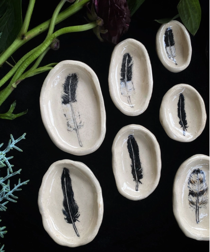 Feather Ritual Dish
