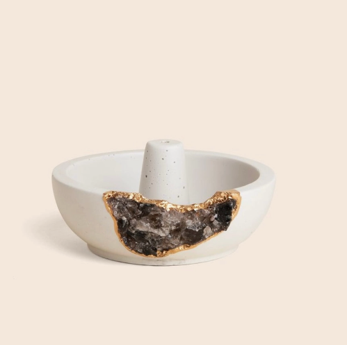 Geode Incense Holder