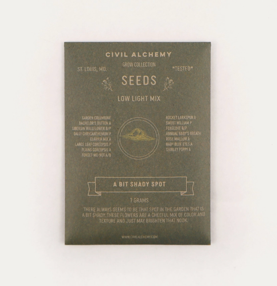 Seed Mix Sleeves