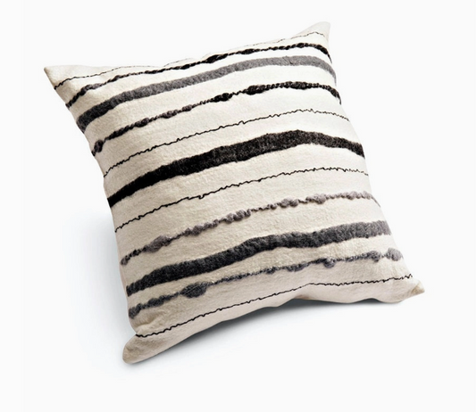 Felted Wool Throw Pillow Collection