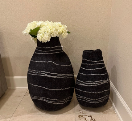 Tribal Line Wool Basket Collection