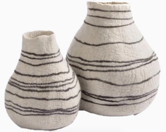 Tribal Line Wool Basket Collection