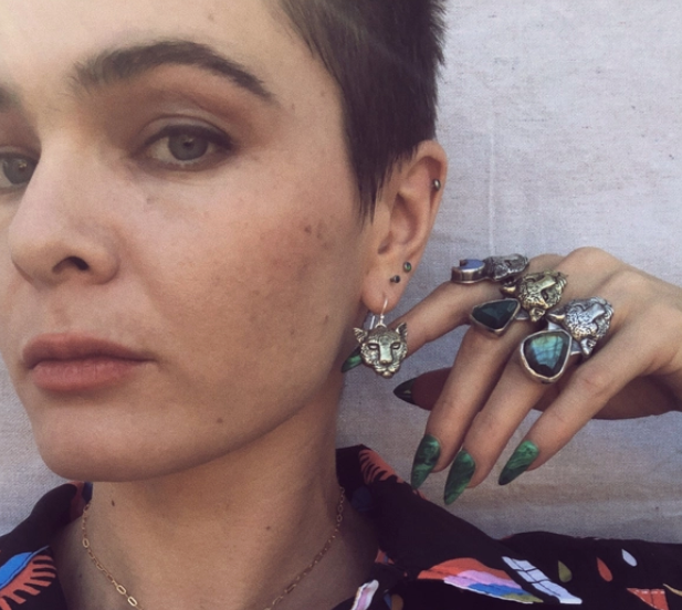 Silver Yanapuma - Jaguar Earrings