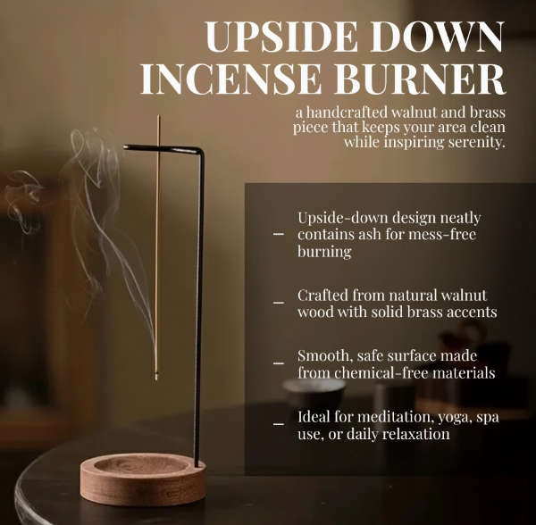 Upside Down Incense Burner