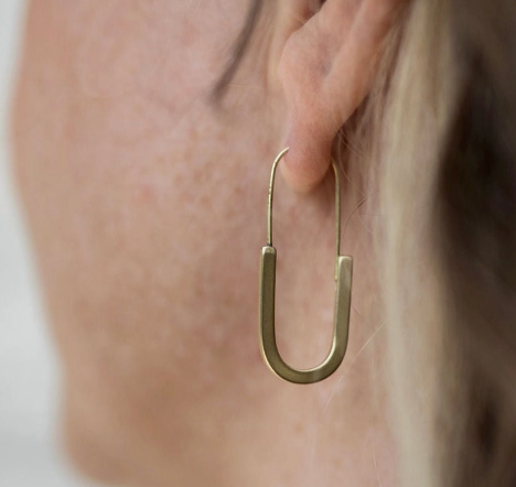 Chic Brass Hoop Earring Collection