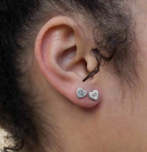 Loving Heart Studs Collection