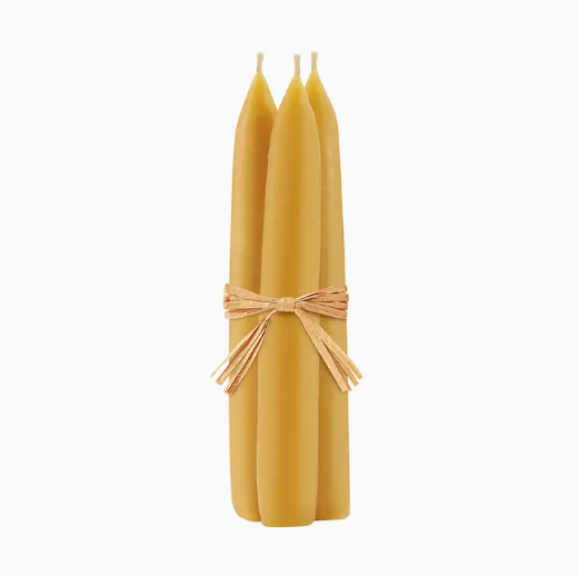 Organic Beeswax Tapers