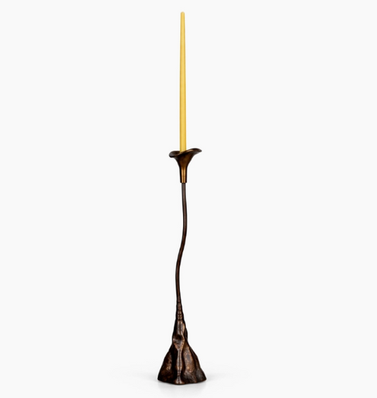 Sculptural Iron Candle Holder Collection