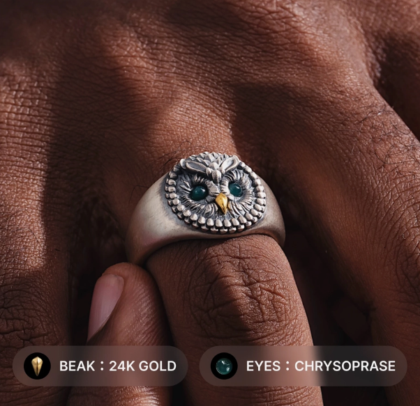 Nature Owl Ring Collection