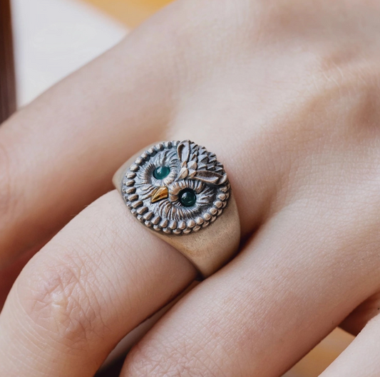 Nature Owl Ring Collection