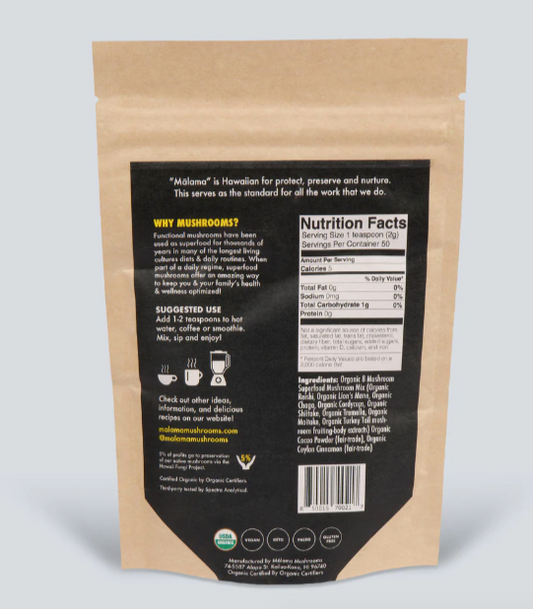 Fung-tional Superfood | 8 Mushroom Cacao Mix