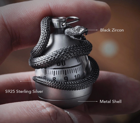 Snake Egg Watch and Pendant