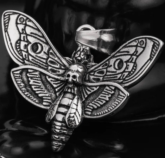 Moth Pendant Necklace
