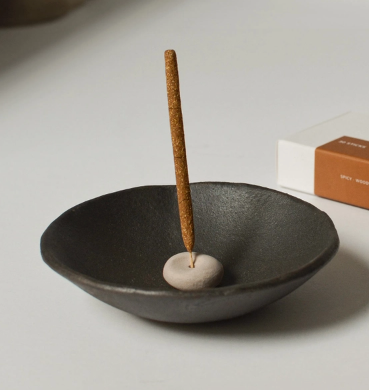 Delicada Brass and Ceramic Incense Holder + Burner Collection
