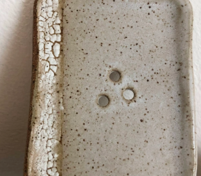 Handmade Speckled Soap Dish