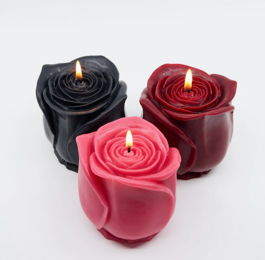 Rose Beeswax Candles