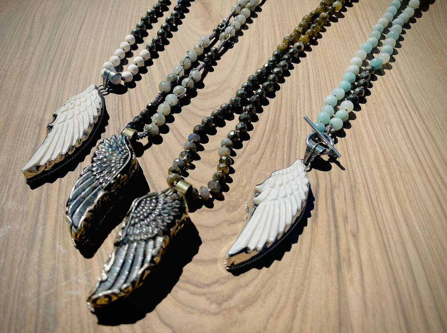 Angel Wing Mala Necklaces
