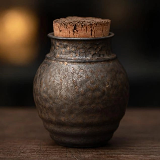 Handmade Ceramic Tea Leaf Vessel