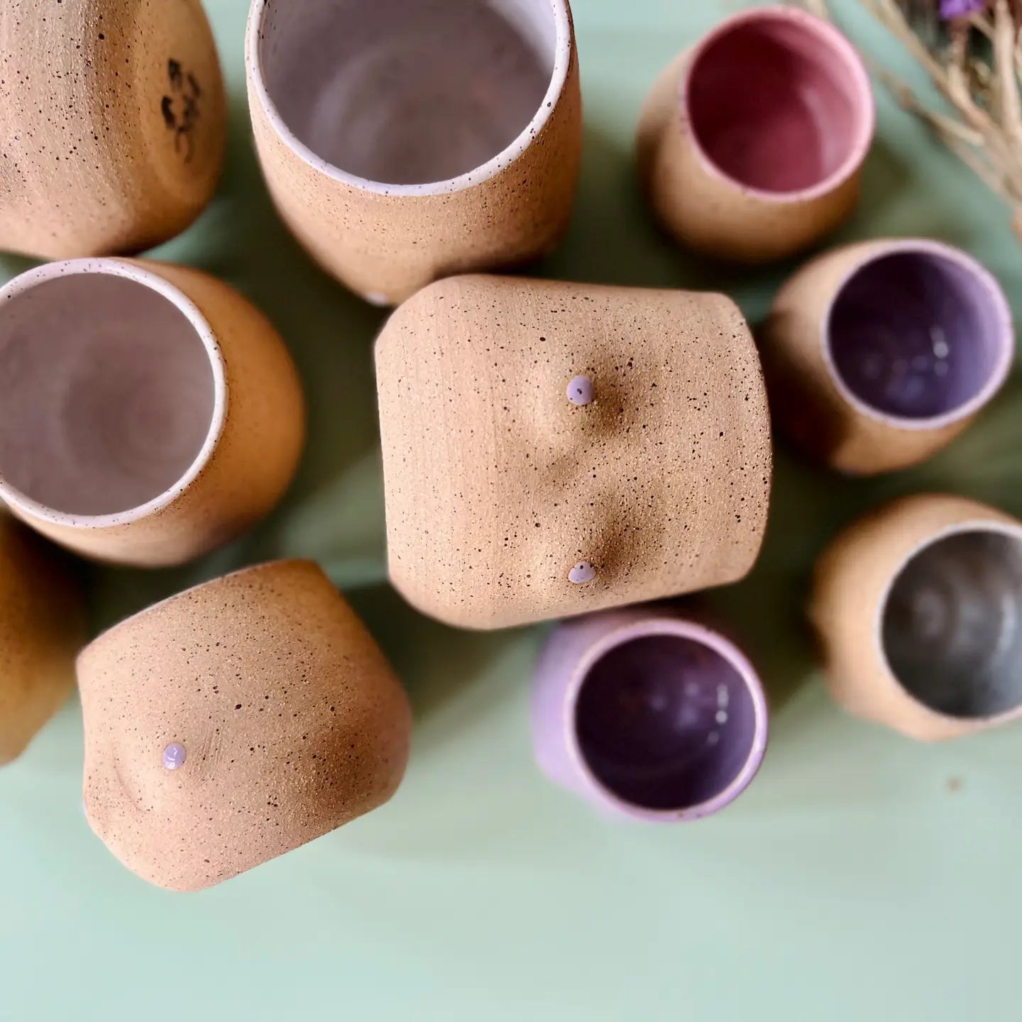 Boob Tumbler - Handmade Ceramic Mug 10 oz