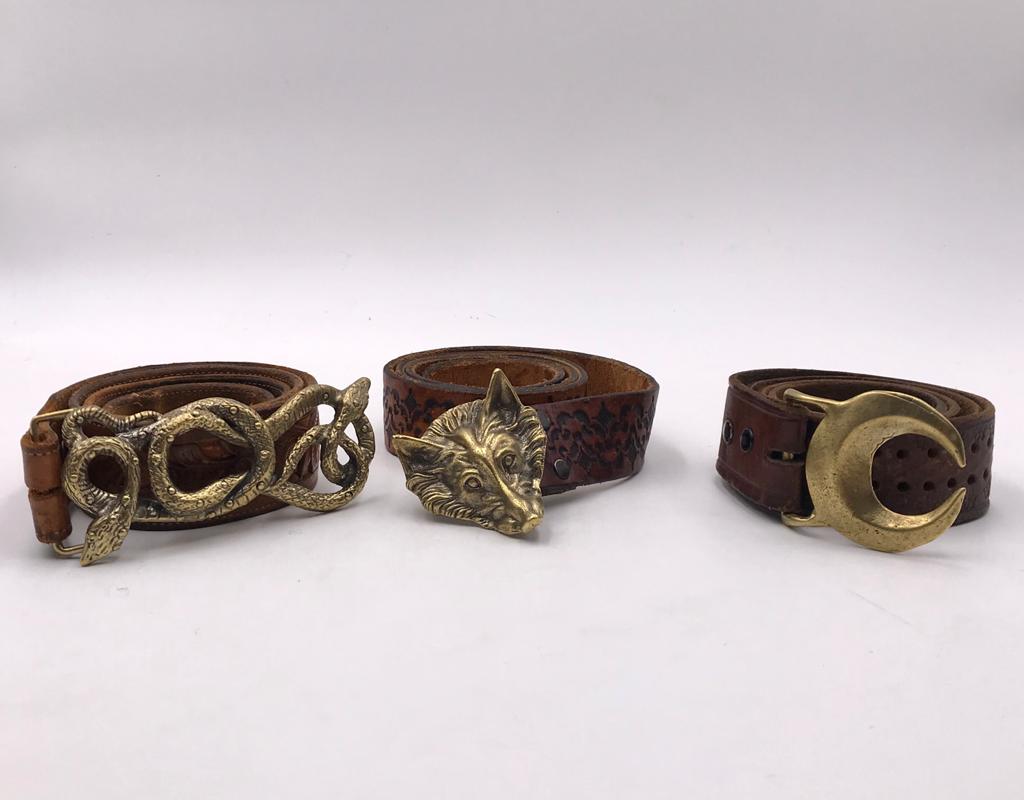 Recycled Metal Belt | Wolf