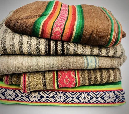 Andean Peruvian Manta Tapestries