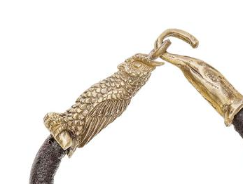 Reclaimed Metal Owl Bracelet