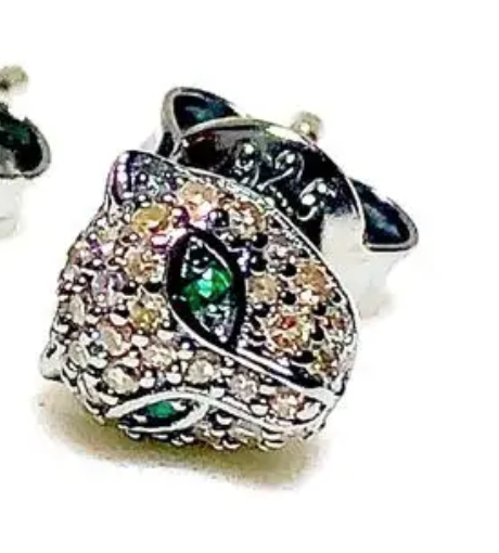 Pave Diamond Jaguar Studs
