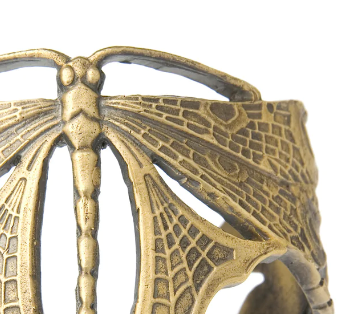 Reclaimed Metal Cuff | Nouveau Dragonfly