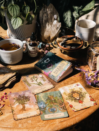 Herbal Astrology Oracle Deck and Guidebook