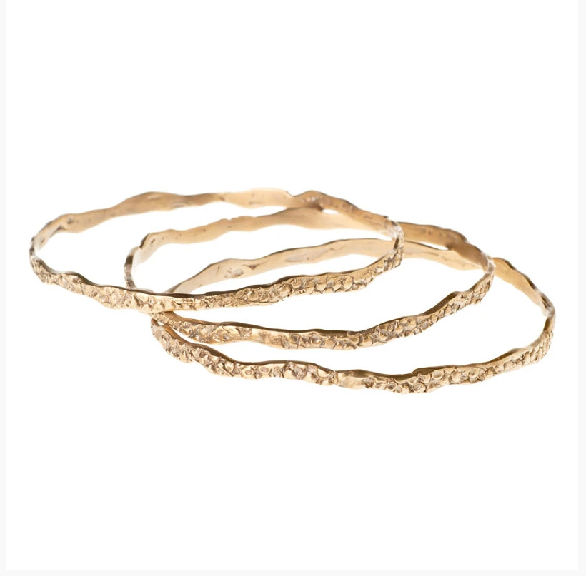Thin Stingray Bangles | Set of 3