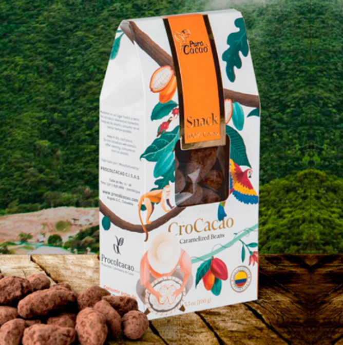 Chocolate Cacao Bean Snack