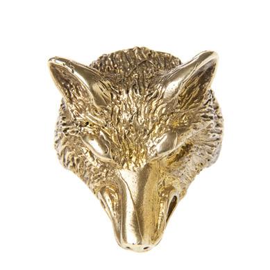Wolf Ring | Sterling Silver + Recycled Gold Patina