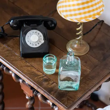 Bedside Carafe Set - Handblown, Recycled Glass