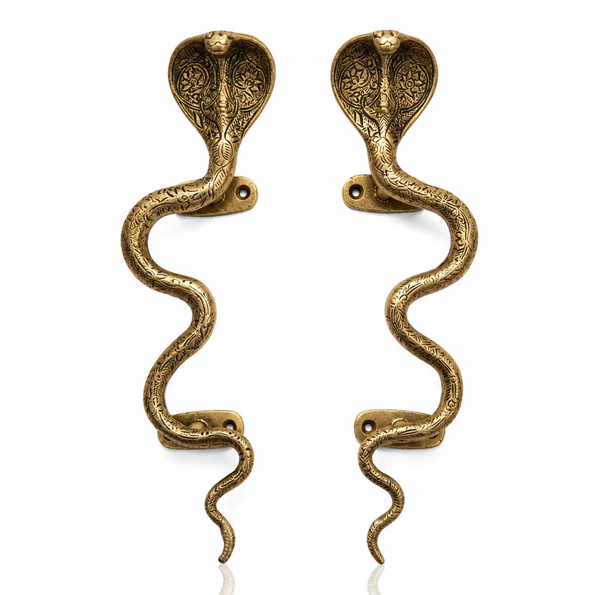 Brass Cobra Snake, and Jaguar Handle Collection