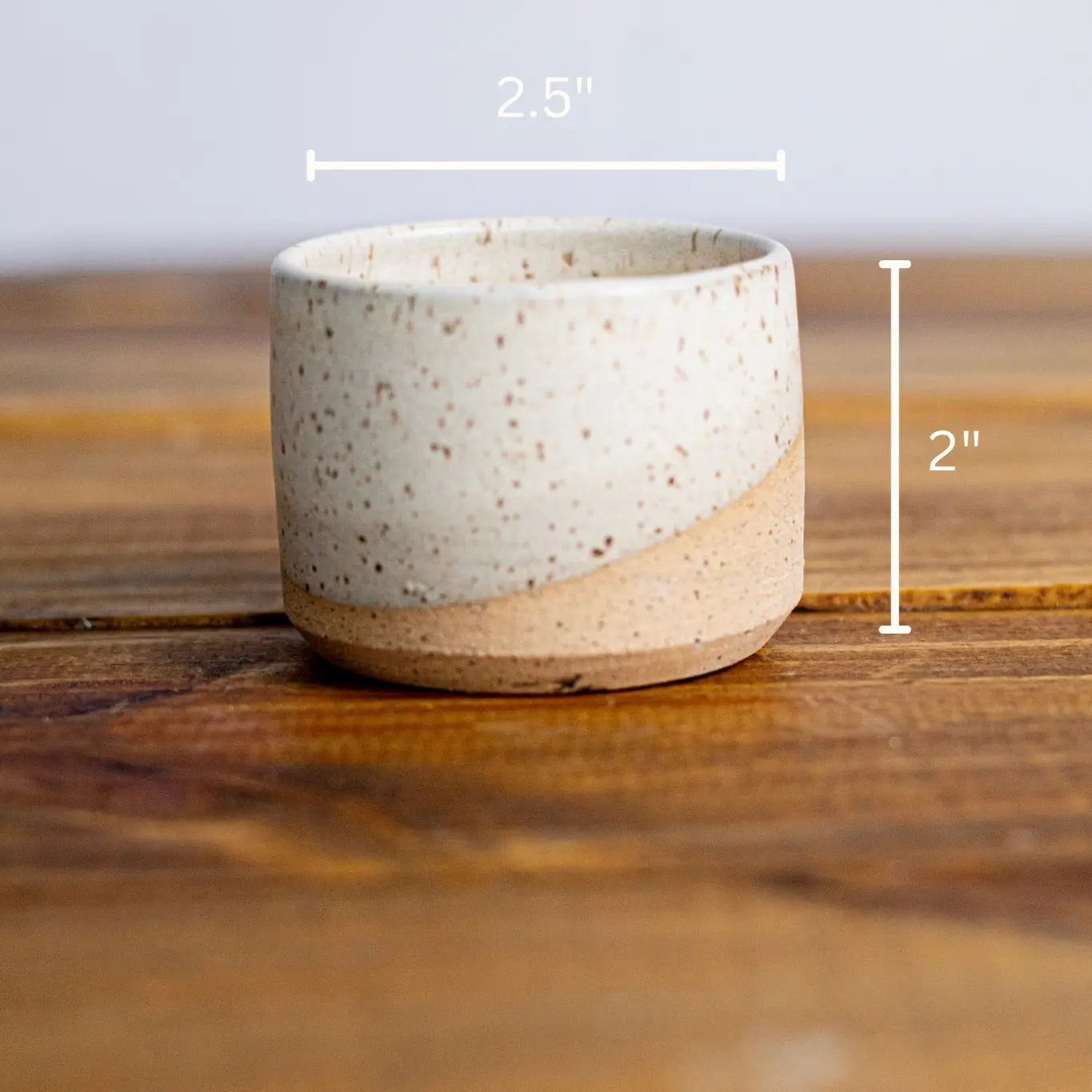 Handmade Ceramic Cylinder Succulent Pot