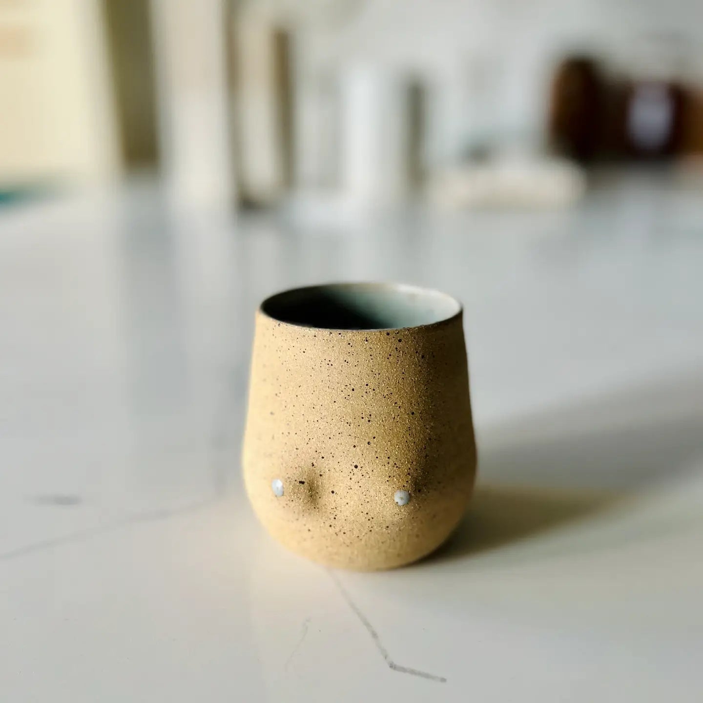 Boob Tumbler - Handmade Ceramic Mug  10 oz