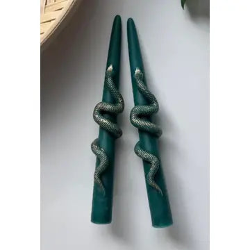 Beeswax Ritual Candle - Snake Goddess