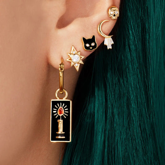 Cat Stud Earrings