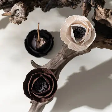 Ceramic Miniature Poppy Blossom Incense Burner