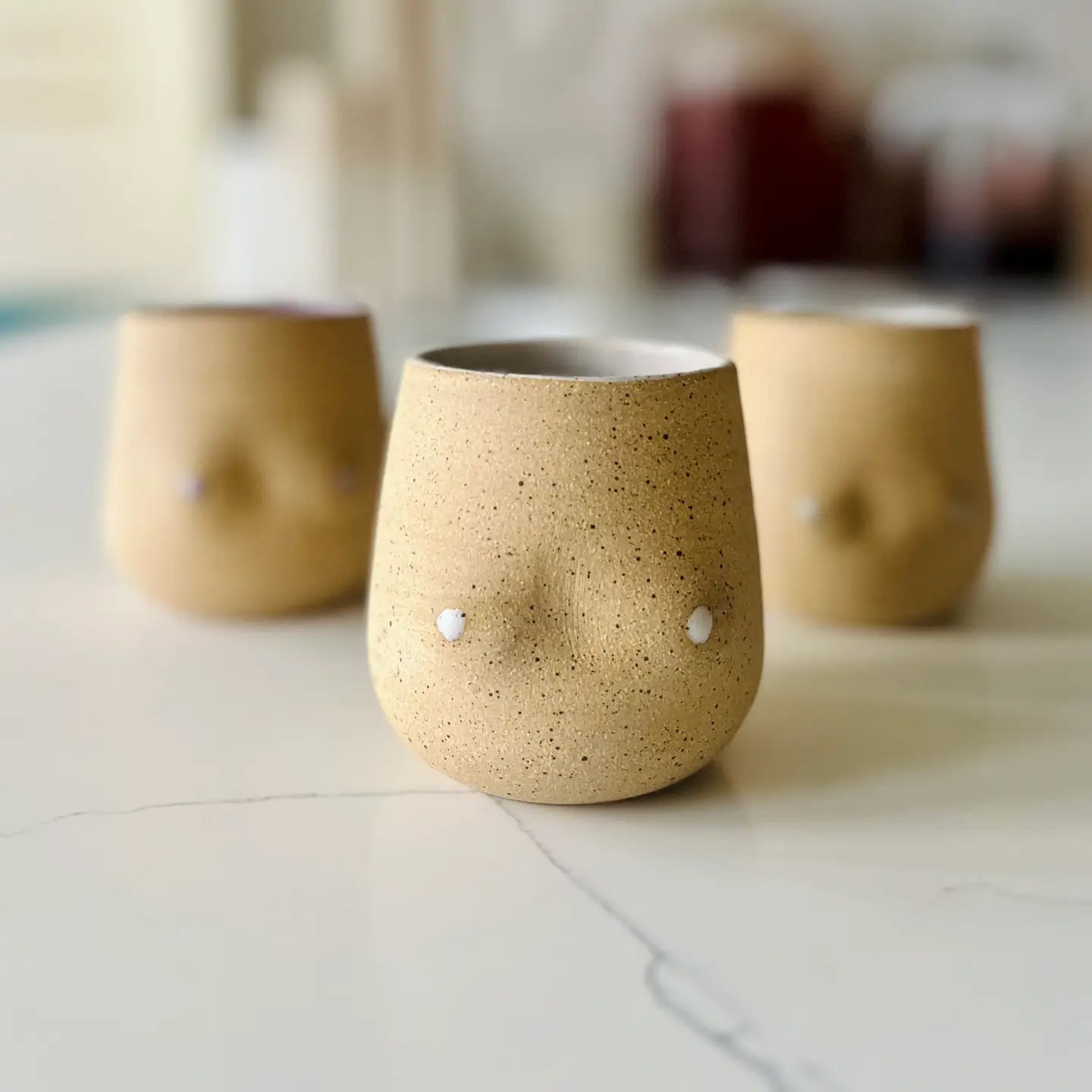 Boob Tumbler - Handmade Ceramic Mug  10 oz