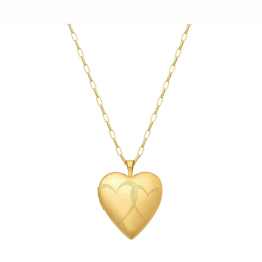 14kt Gold Filled Lovers Heart Locket