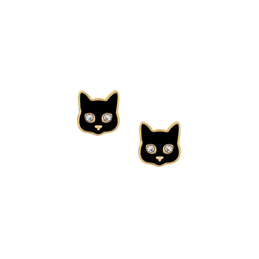Cat Stud Earrings