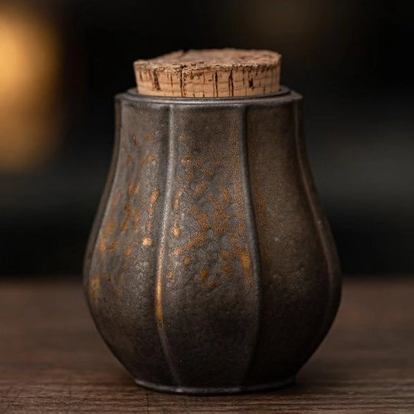 Handmade Ceramic Tea Leaf Vessel