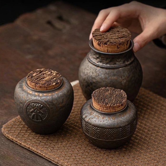 Handmade Ceramic Tea Leaf Vessel