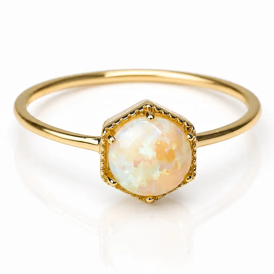 Hexa Opal Ring